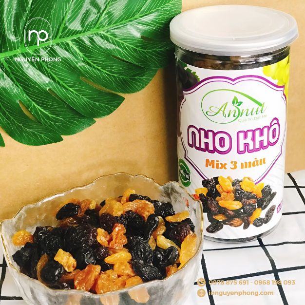 mẫu tem dán nho khô chất decal nhựa